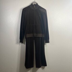 Ralph Lauren green label 2 piece velvet suit